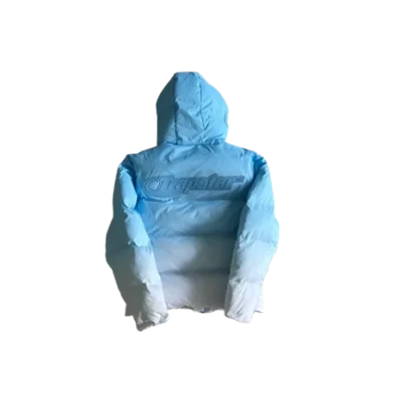 Trapstar Decoded 2.0 Hooded Puffer Jacket Cashmere Blue