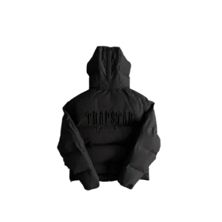 Trapstar Decoded 2022 Hooded Puffer Jacket Dark