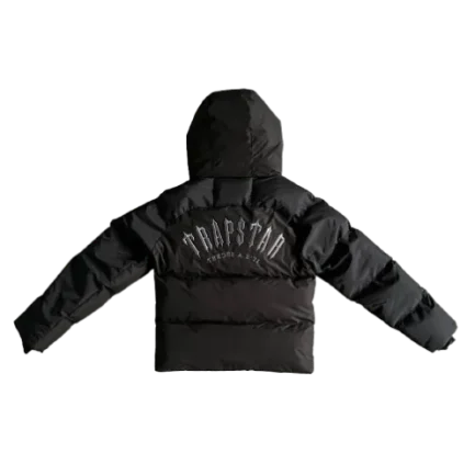 Trapstar Decoded Arch Puffer Jacket Black