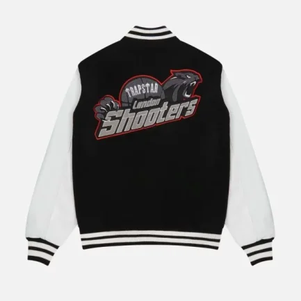 Latest Shooters Trapstar Varsity Jacket Black