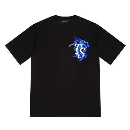 Trapstar Chrome Flame SS23 Tee – Black