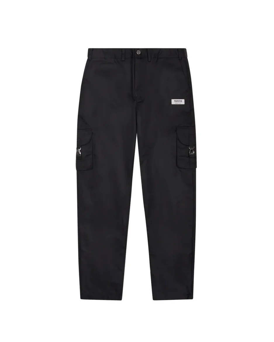 Trapstar Nylon Cargo Pants – Black