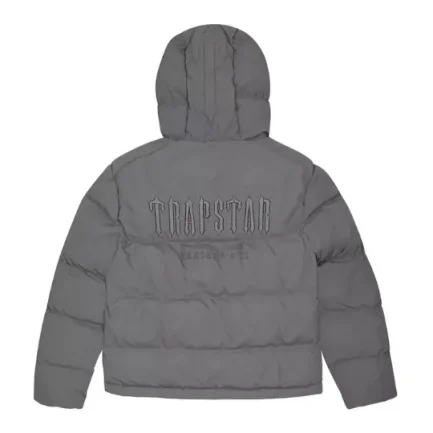 Trapstar Decoded Hooded Padded Jacket Gray