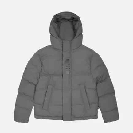 Trapstar Decoded Hooded Padded Jacket Gray